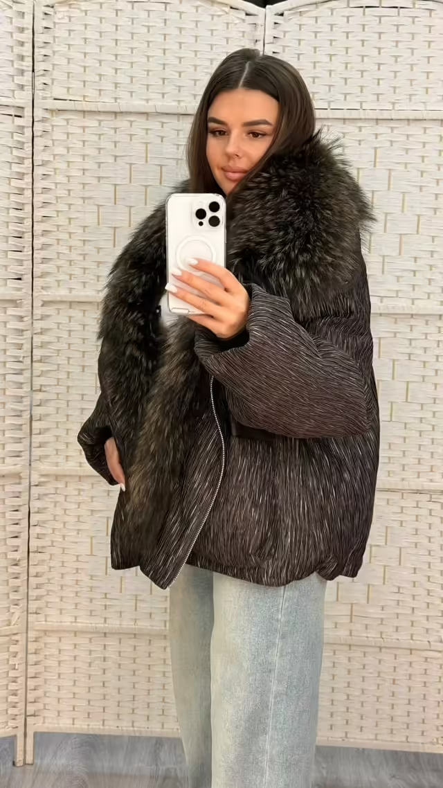 Натуральные женские куртки с натуральным мехом max