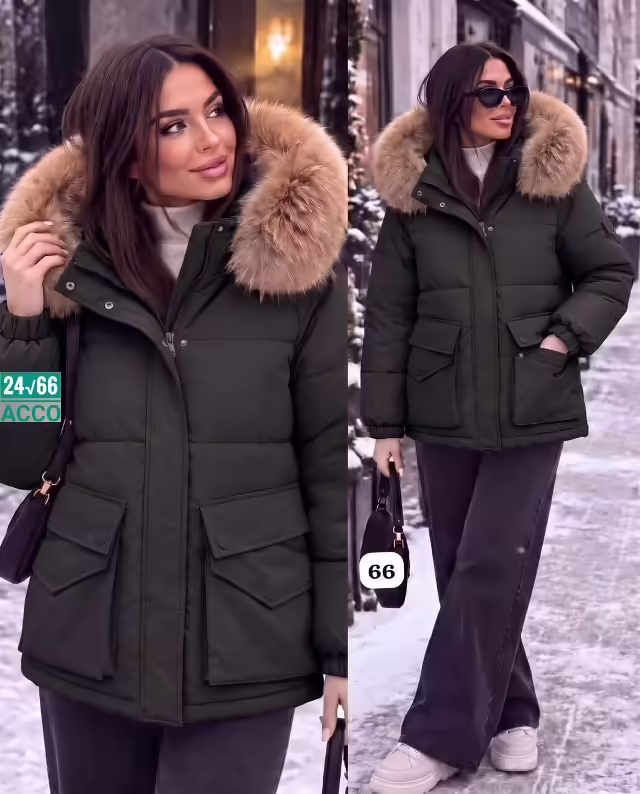 Тёплые зимние женские куртки