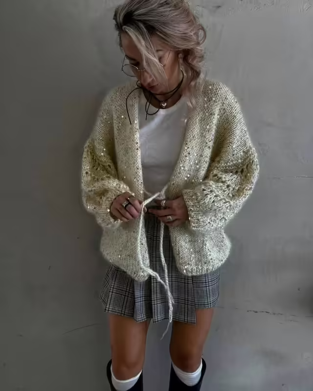 Вязаные женские кофты