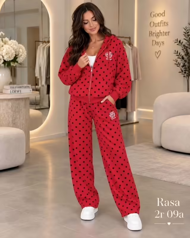Стильные женские костюмы в горошек. фото 2