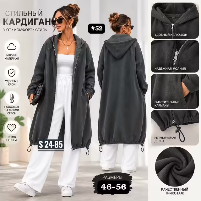 Женские кардиганы. фото 2
