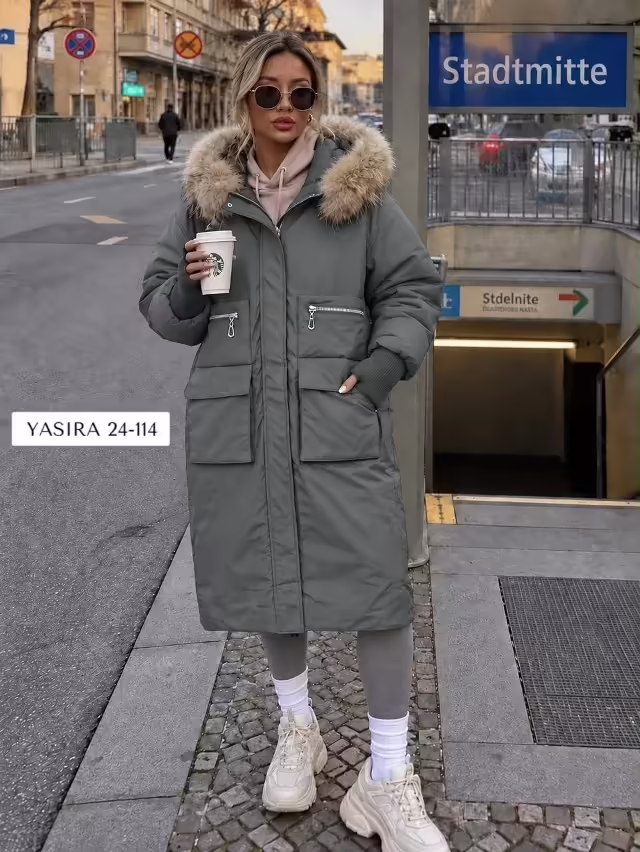 Зимние женские куртки с мехом