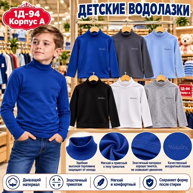 Детские водолазки