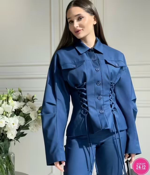 Базовые трендовые женские костюмы свободного кроя. фото 2