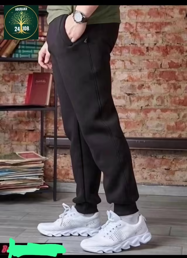 Утеплённые мужские штаны с начёсом