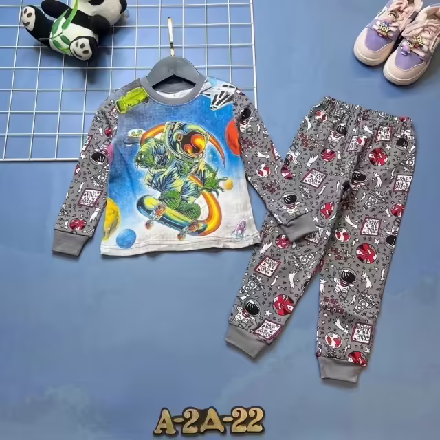 Хлопковые детские пижамы
