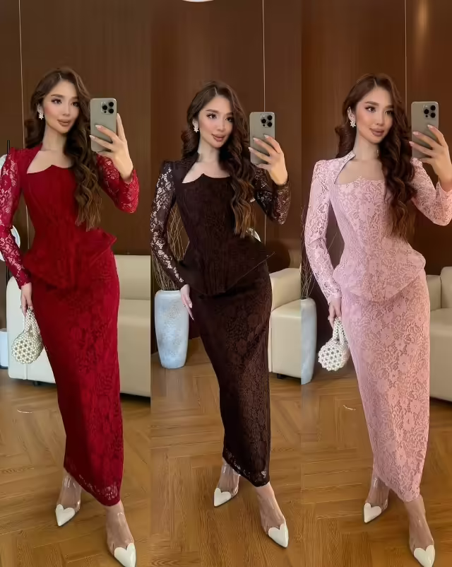 Кружевные роскошные женские платья