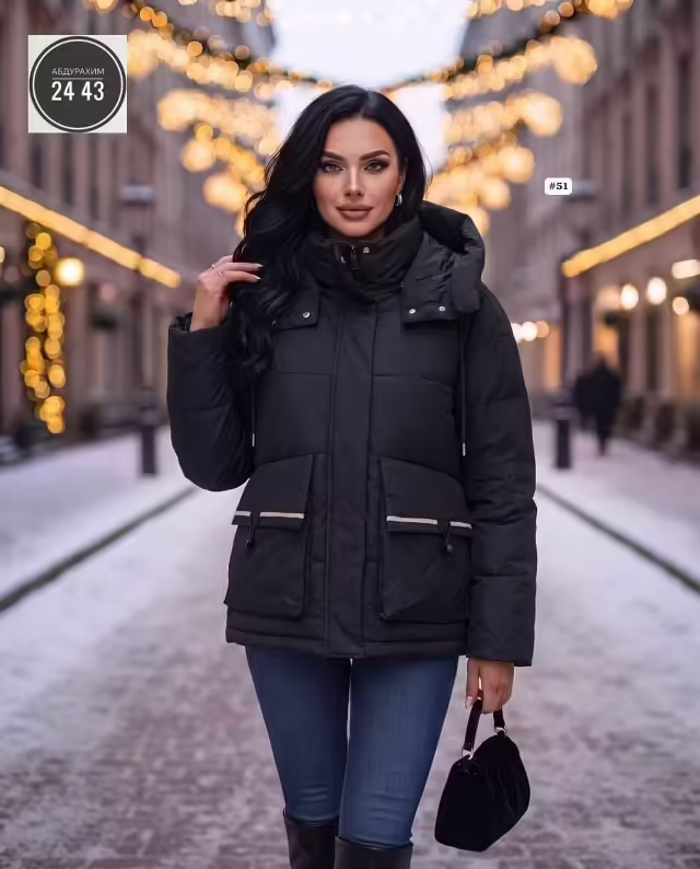 Уютные стильные женские куртки. фото 3