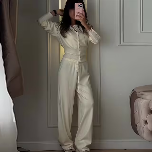 Идеальные бомбовые приятные комфортные мягкие женские костюмы палаццо. фото 3