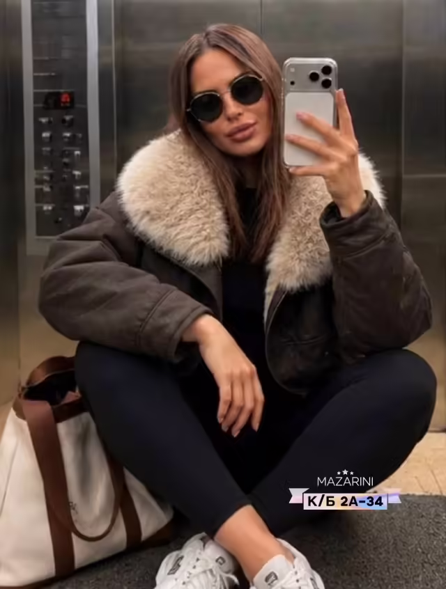 Стильные женские дублёнки