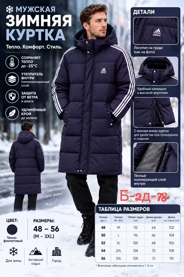 Зимние мужские куртки