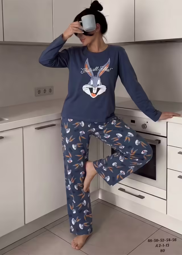 Утеплённые женские пижамы