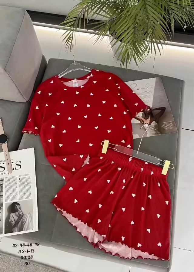 Женские пижамы в рубчик
