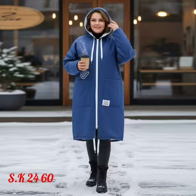 Джинсовые женские кардиганы с мехом. фото 3