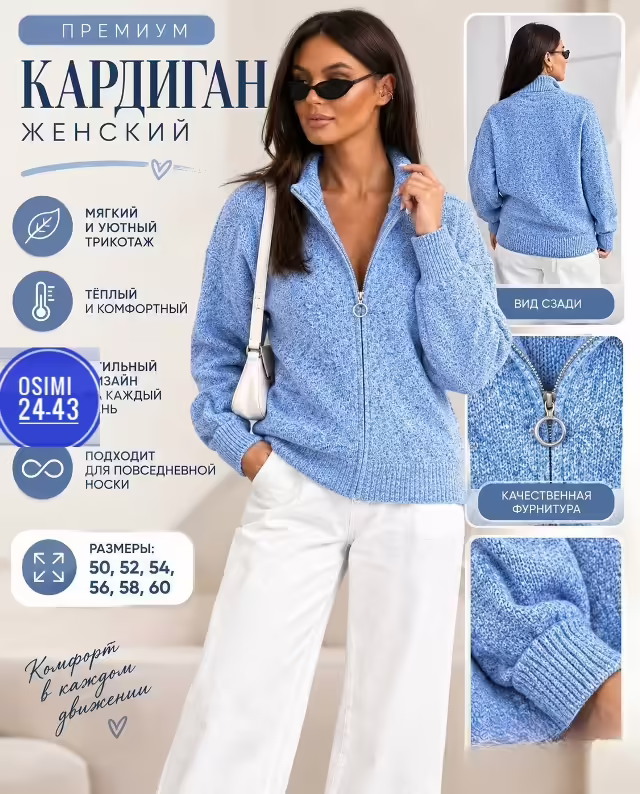 Уютные кашемировые женские свитера
