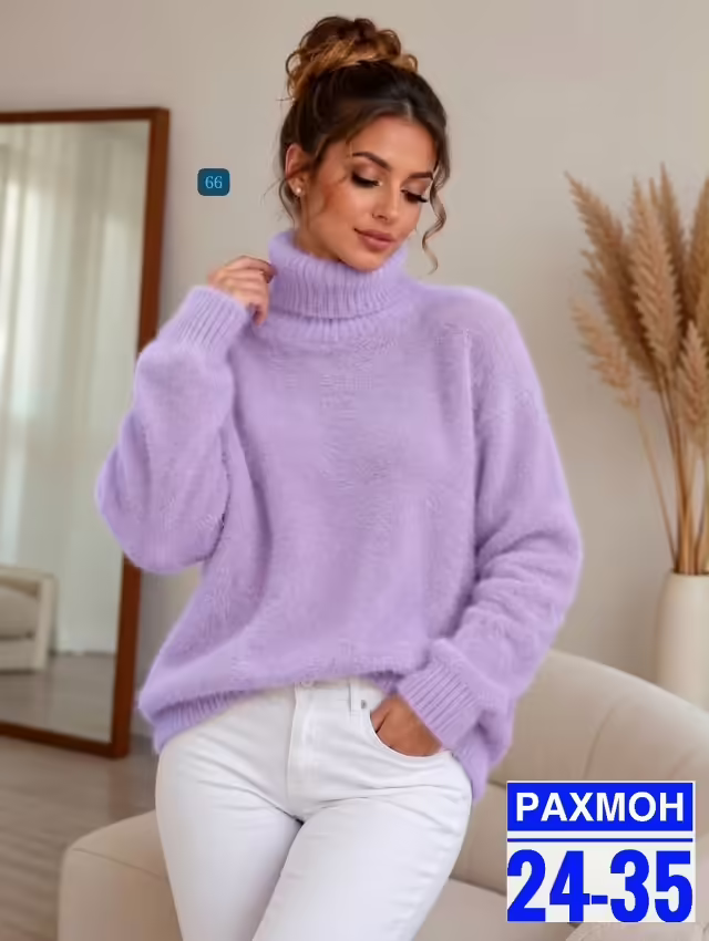 Идеальные нежнейшие мягкие стильные женские свитера с горлом