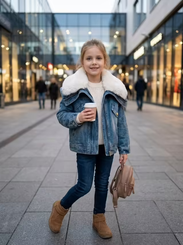 Подростковые детские куртки с мехом. фото 3
