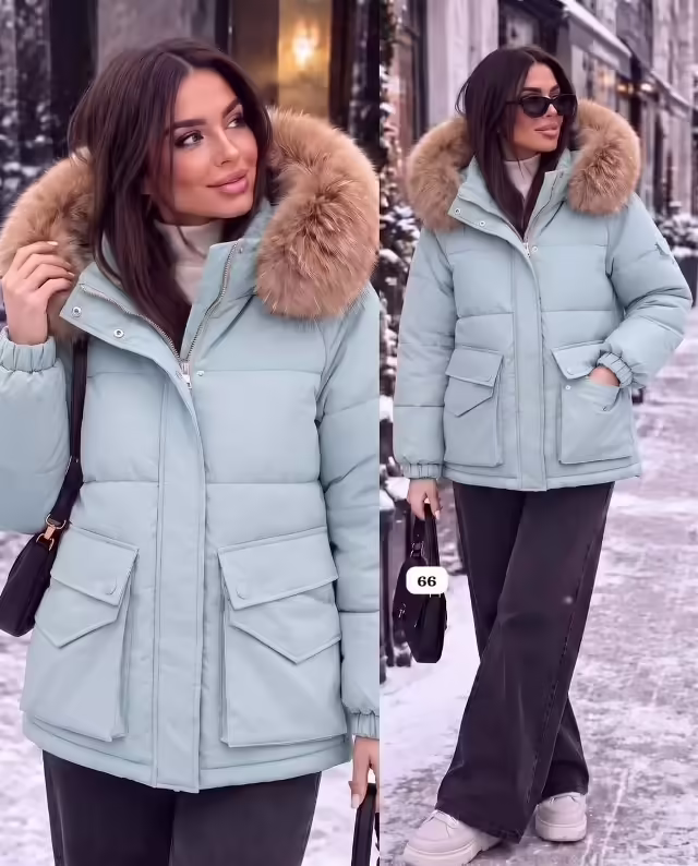 Тёплые зимние женские куртки. фото 3