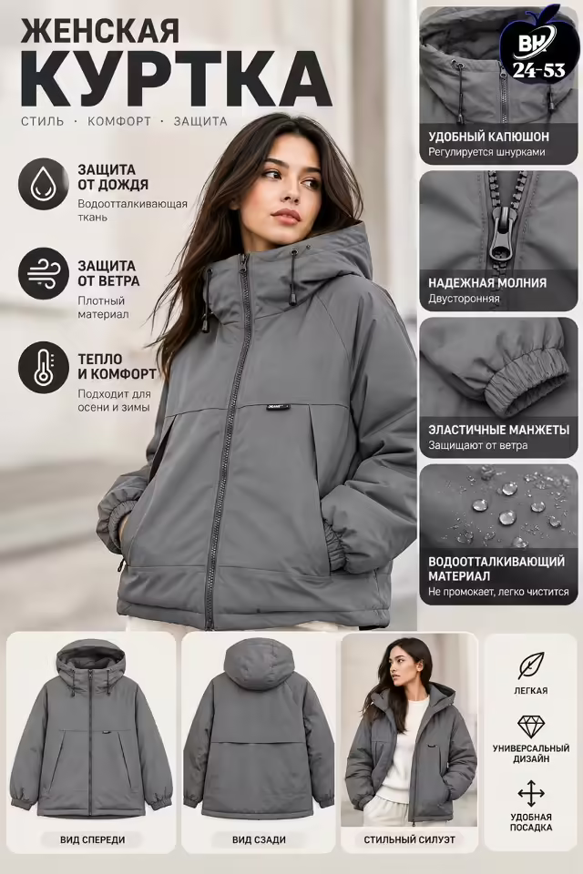 Стильные женские куртки. фото 3