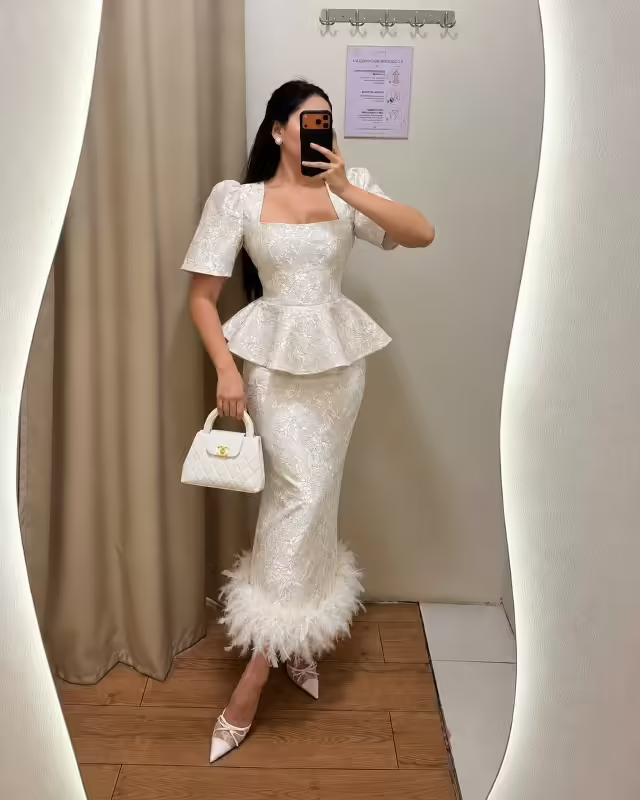 Невероятные женственные женские платья с узором
