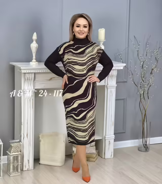 Кашемировые женские платья