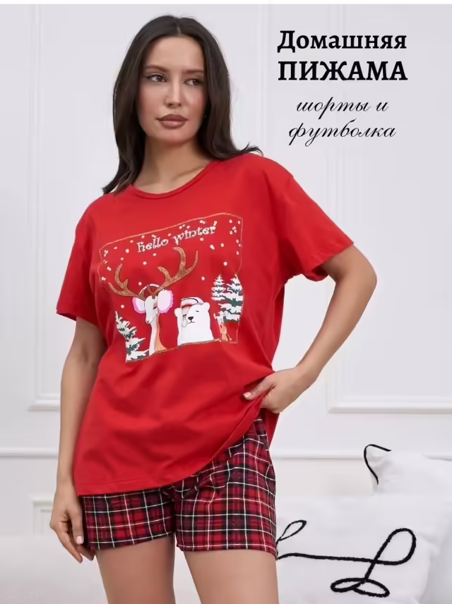 Женские пижамы с шортами