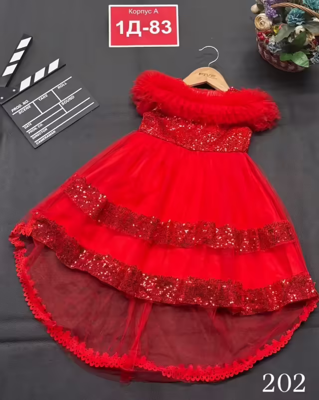 Новогодние детские платья