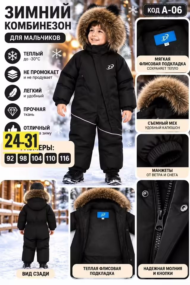 Детские комбинезоны
