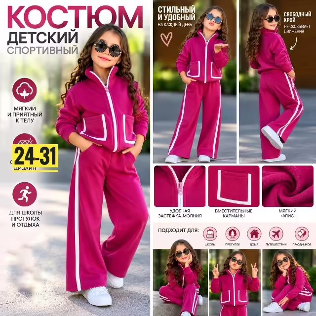 Детские костюмы на флисе. фото 3