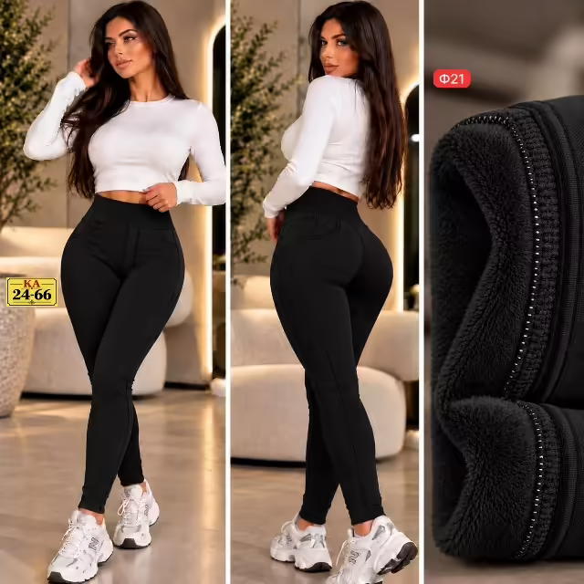 Утеплённые женские легинсы