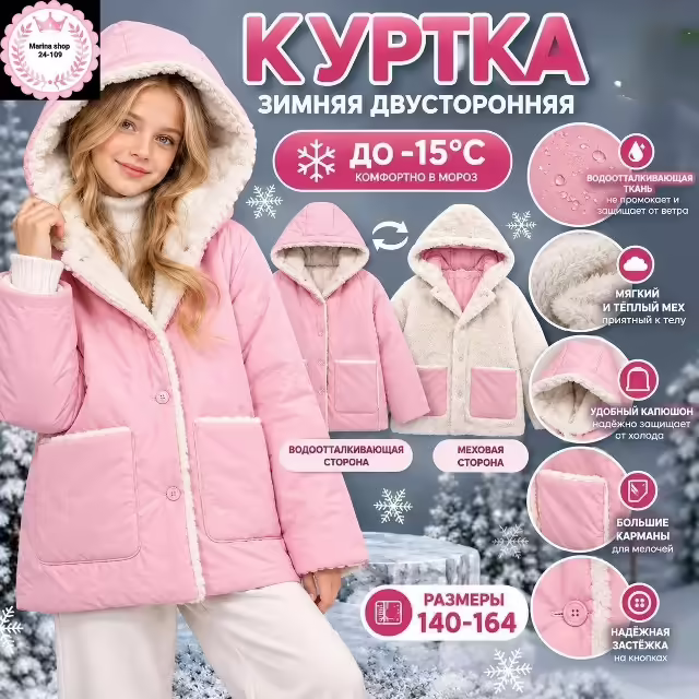Зимние детские куртки