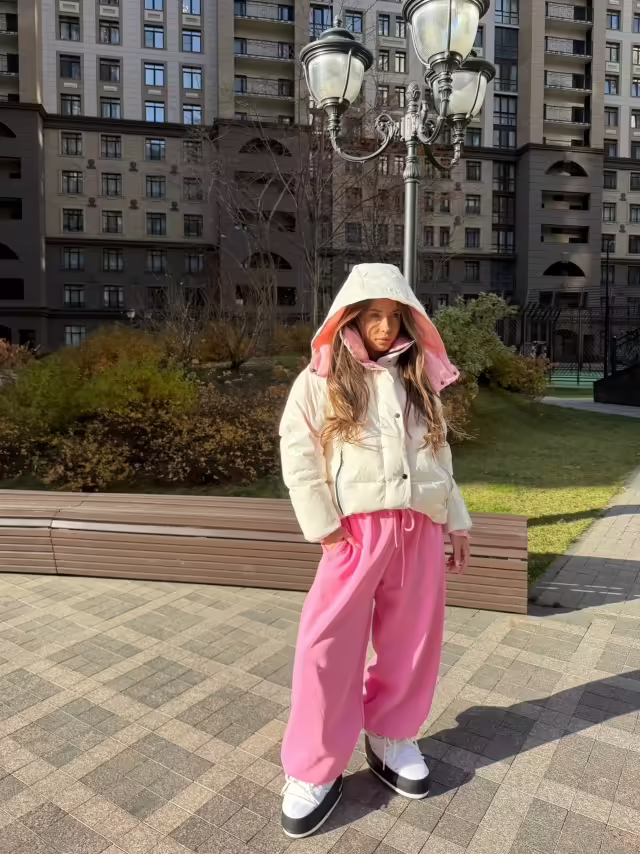 Стильные женские пуховики