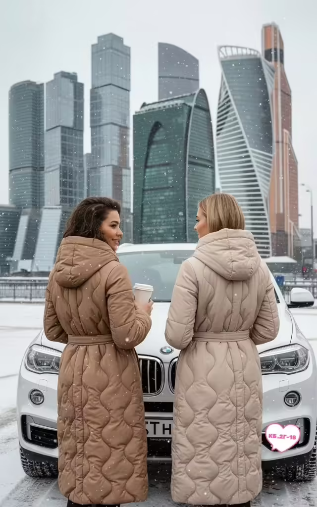 Зимние стильные женские пуховики. фото 2