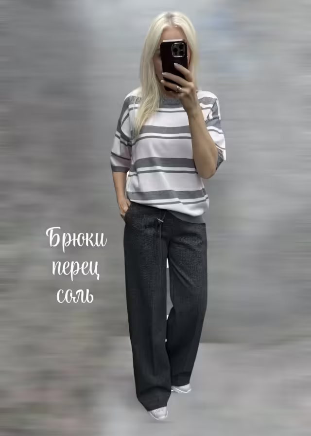 Кашемировые женские брюки перца. фото 3