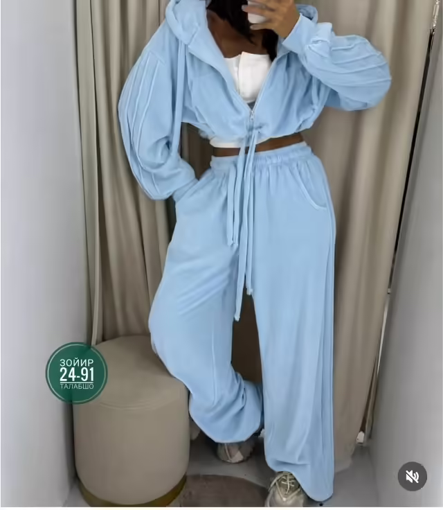 Женские костюмы двойки из бамбука. фото 2