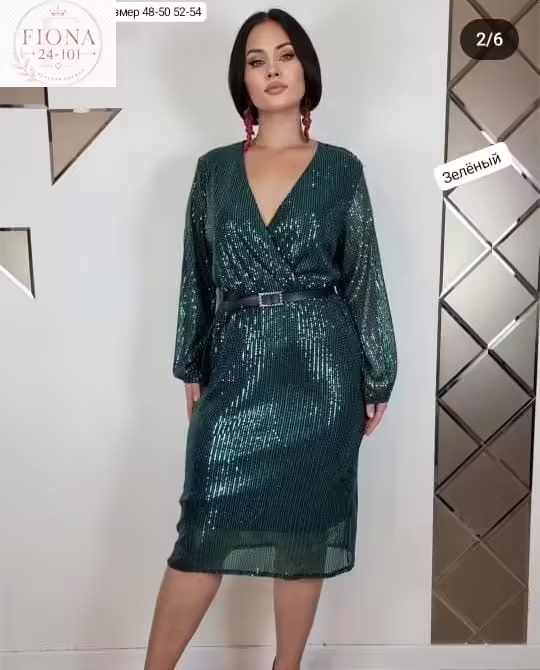 Новогодние женские платья