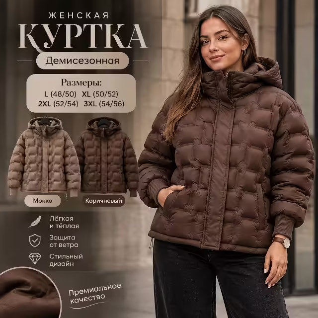 Базовые трендовые стильные женские куртки